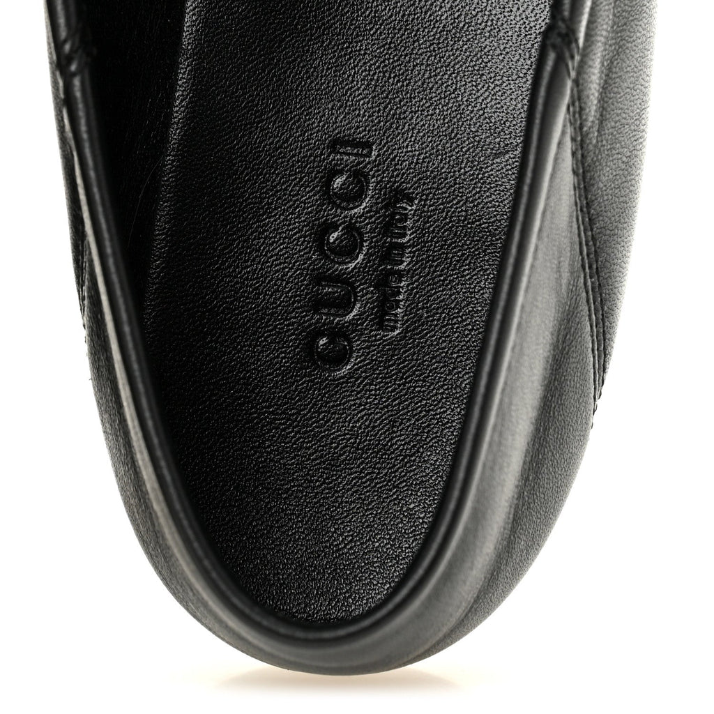LAMBSKIN WOMENS BRIXTON HORSEBIT LOAFERS BLACK