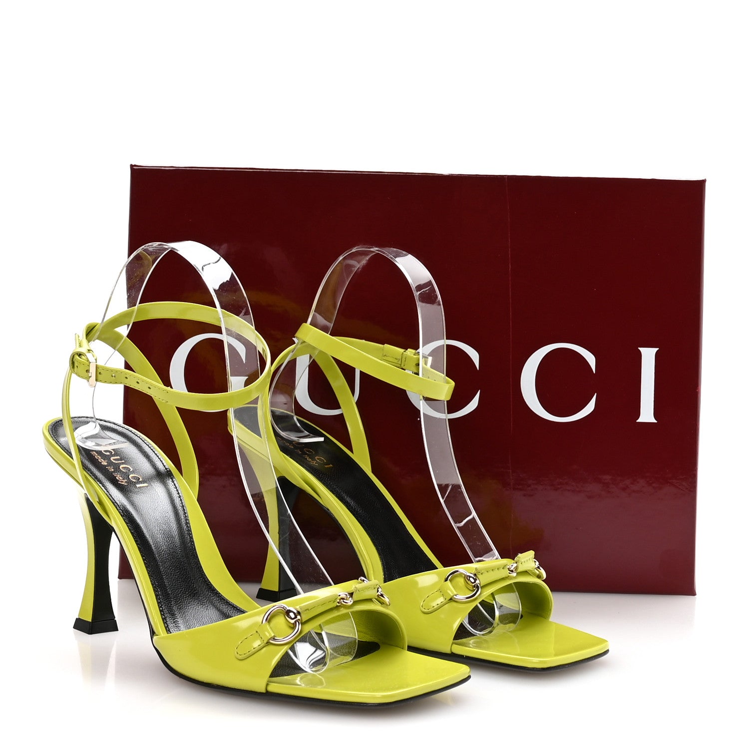 REGENT CALFSKIN HORSEBIT SELENE 85MM SLINGBACK SANDALS FIREFLY