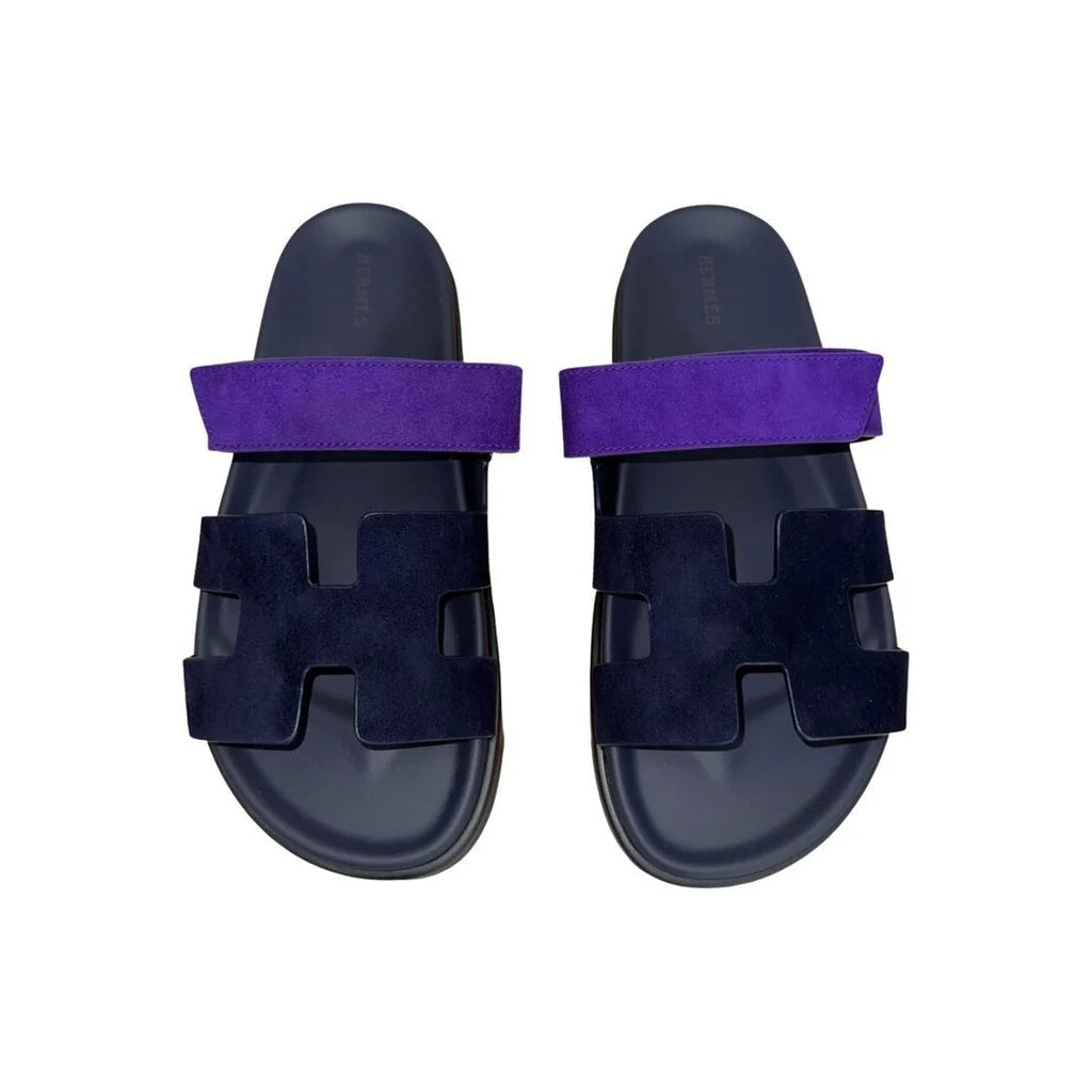 Hermès Chypre Sandal - Purple/Navy