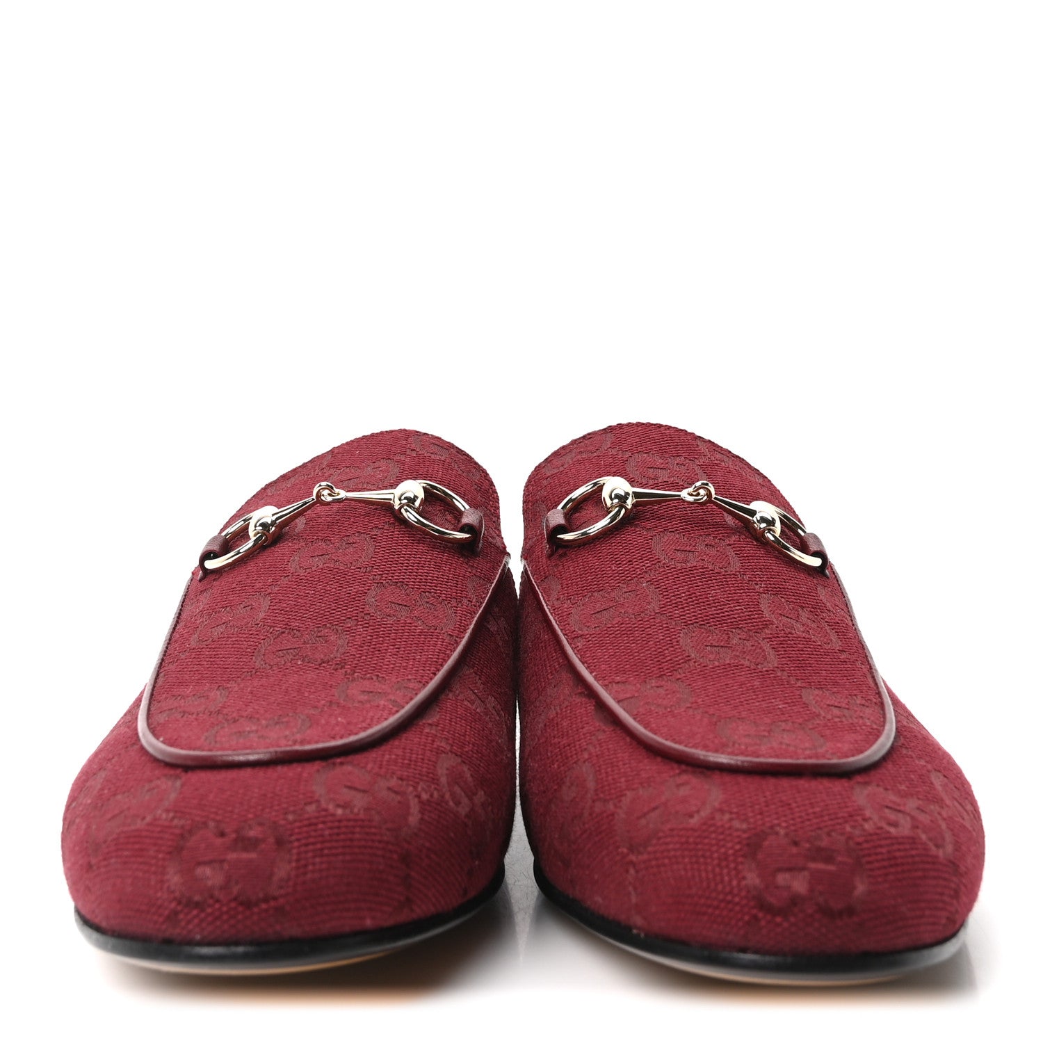 GG MONOGRAM CANVAS WOMENS PRINCETOWN SLIPPERS ANCORA