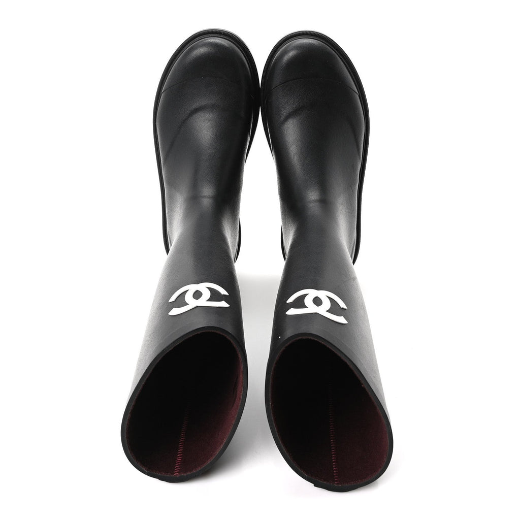 CAOUTCHOUK CC HIGH BOOTS BLACK