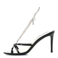 VERNICE CRYSTAL SANDALS BLACK