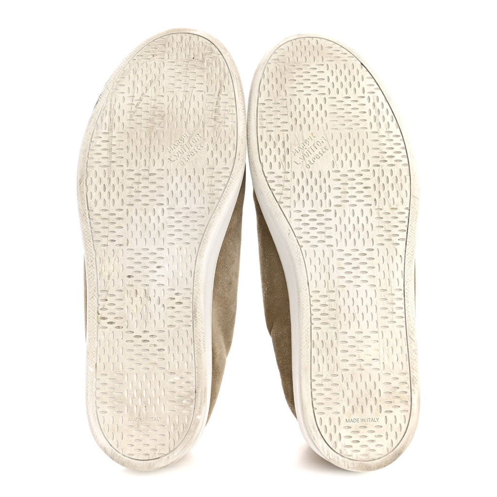 SUEDE CALFSKIN LV SOFT SNEAKERS BEIGE