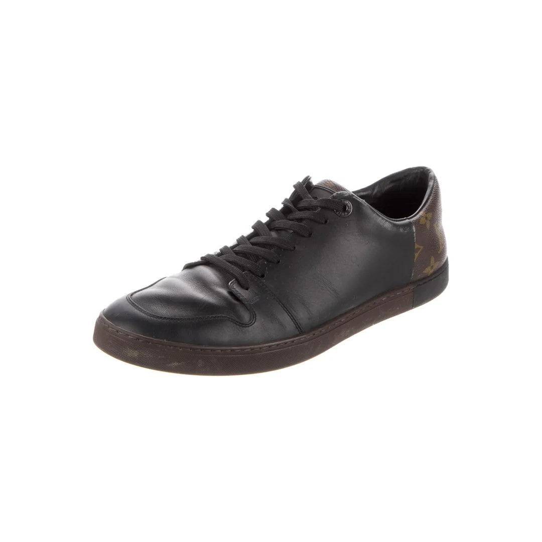 Louis Vuitton Monogram Calfskin Lous Sneakers - Black/Brown Monogram