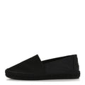 CREPE SATIN ELBA ESPADRILLES BLACK