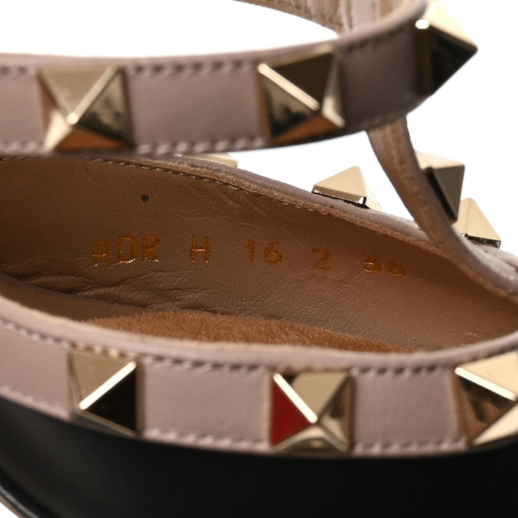 NAPPA ROCKSTUD 90MM CAGE MULES BLACK POUDRE