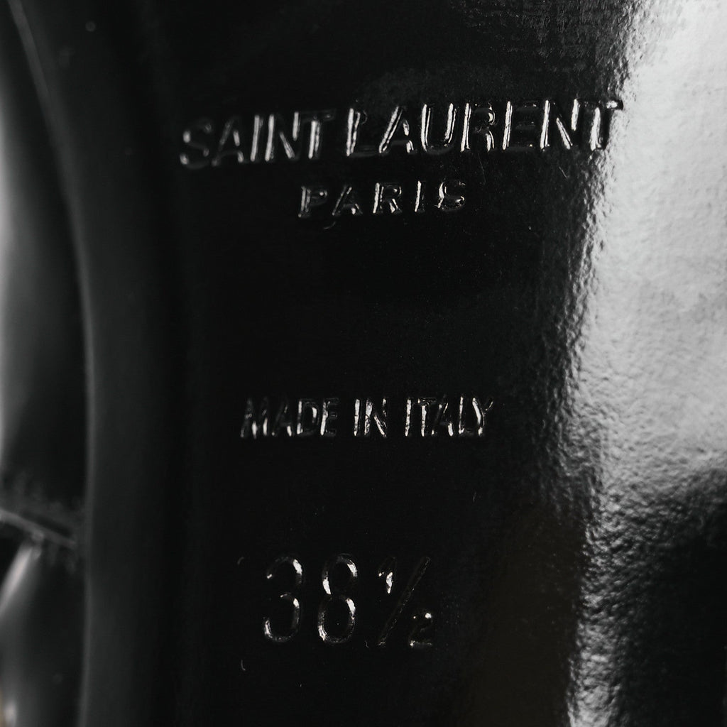 VITELLO MARILYN AUTEUIL 105 KNEE HIGH ZIP BOOTS BLACK