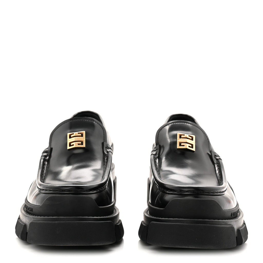 CALFSKIN TERRA MOCCASSINS BLACK