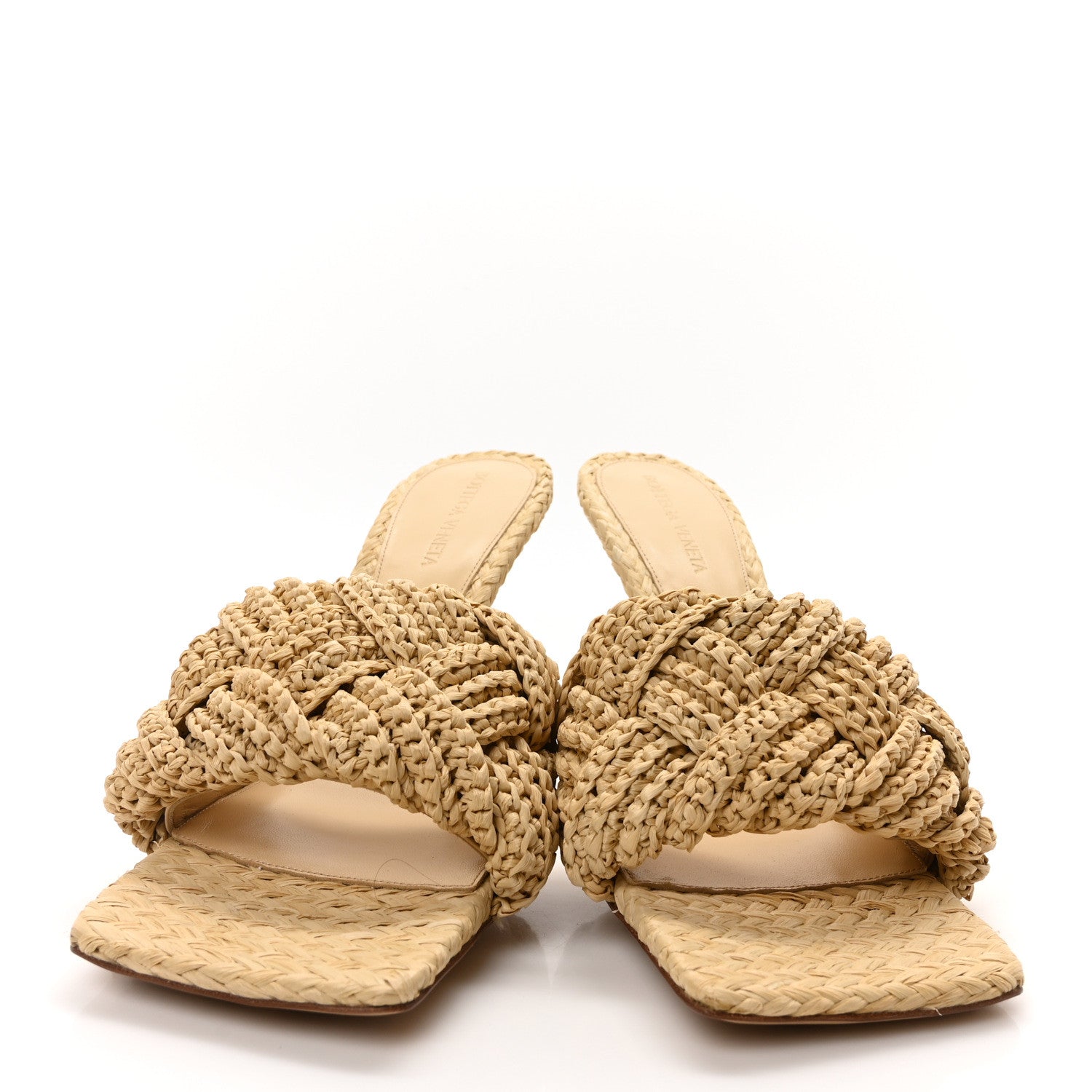 RAFFIA INTRECCIATO LIDO MULE 90 SANDALS CANE SUGAR