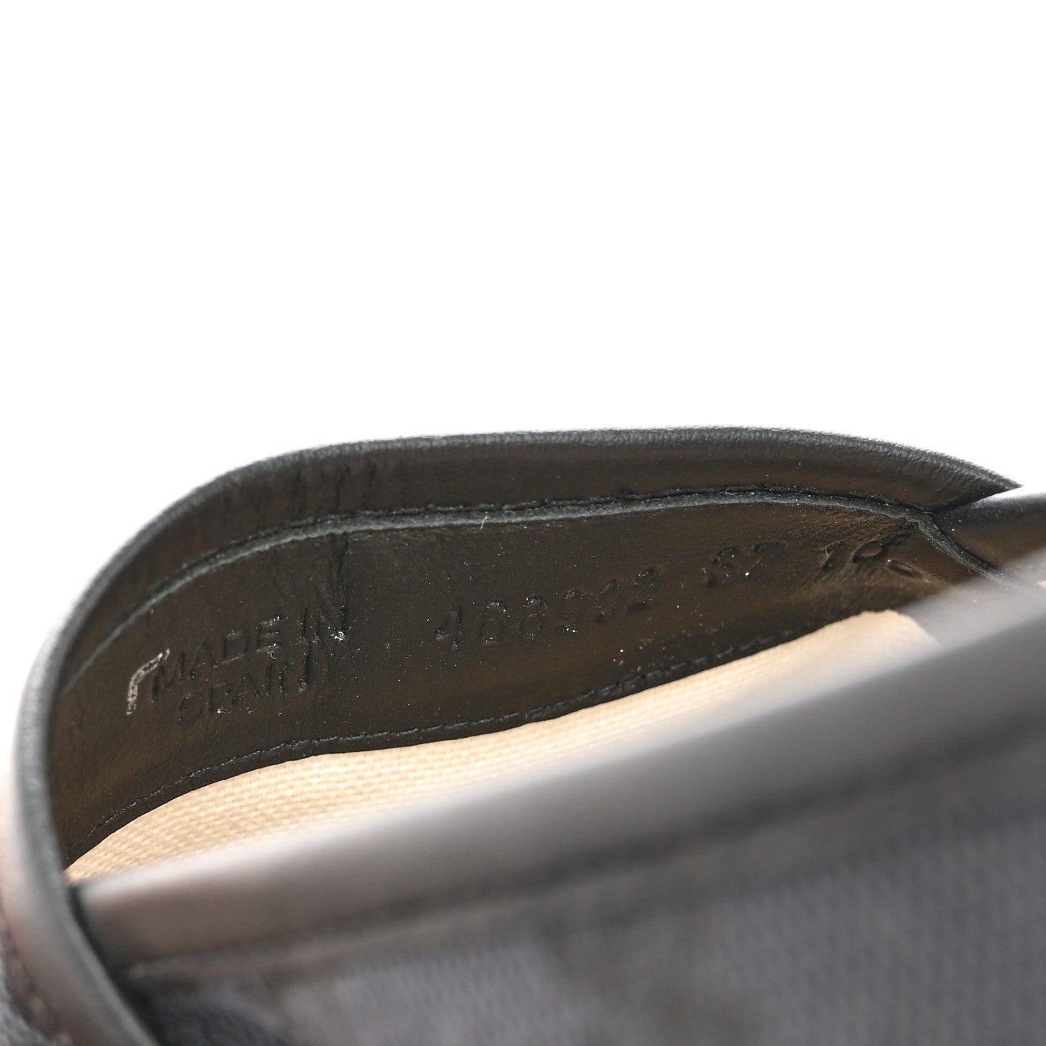 GUCCI MONOGRAM CANVAS ESPADRILLES BLACK