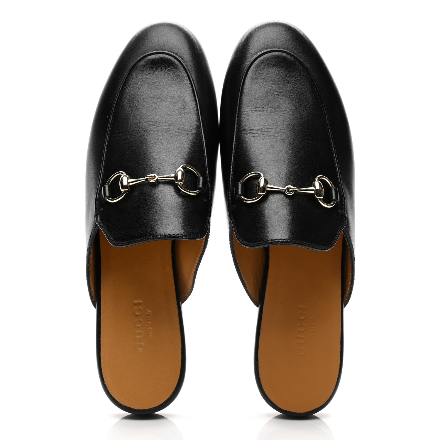 CALFSKIN WOMENS PRINCETOWN SLIPPERS BLACK