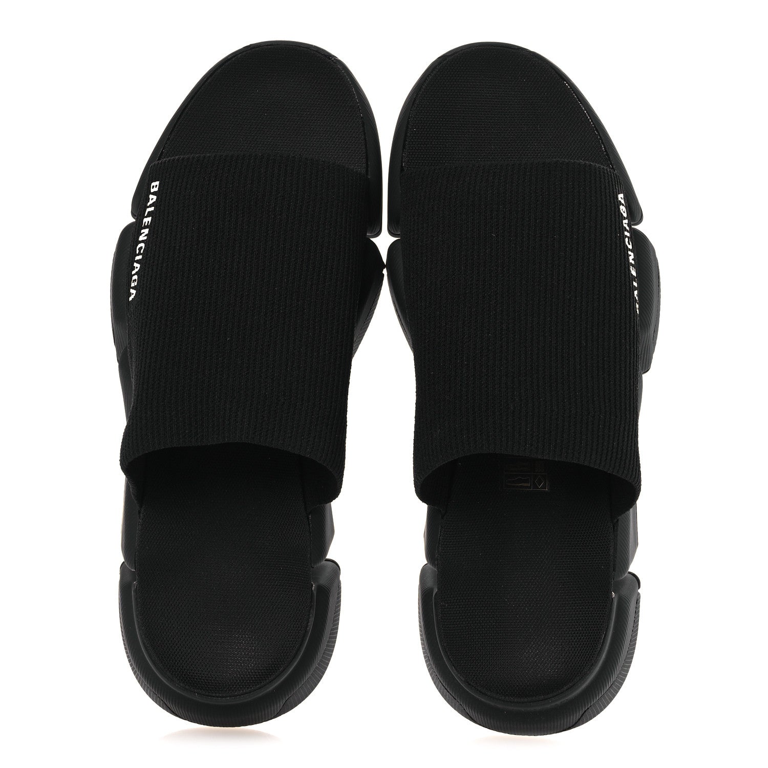 TECHNICAL 3D RECYCLED KNIT WOMENS SPEED 2.0 SLIDE SANDALS BLACK