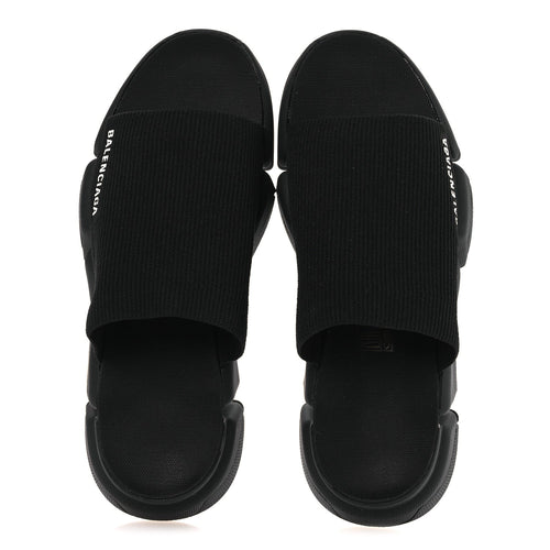 TECHNICAL 3D RECYCLED KNIT WOMENS SPEED 2.0 SLIDE SANDALS BLACK