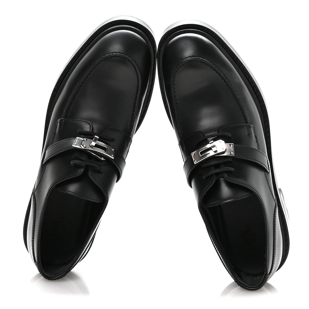 GLOSSED CALFSKIN FIRST OXFORD BLACK
