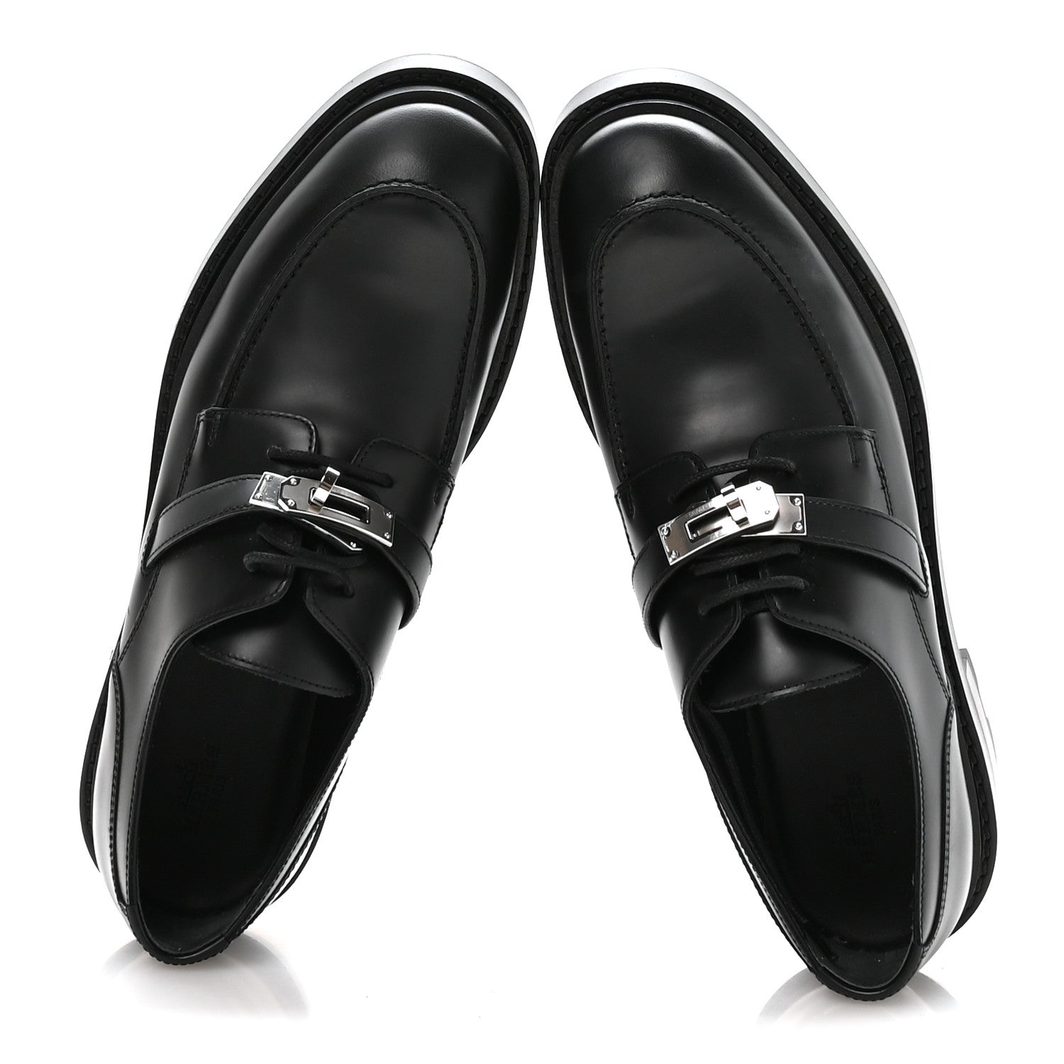 GLOSSED CALFSKIN FIRST OXFORD BLACK