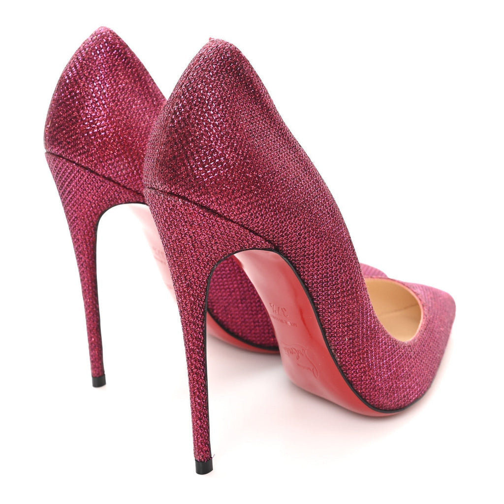 GLITTER TISSE PIGALLE FOLLIES 120 PUMPS CASSIS