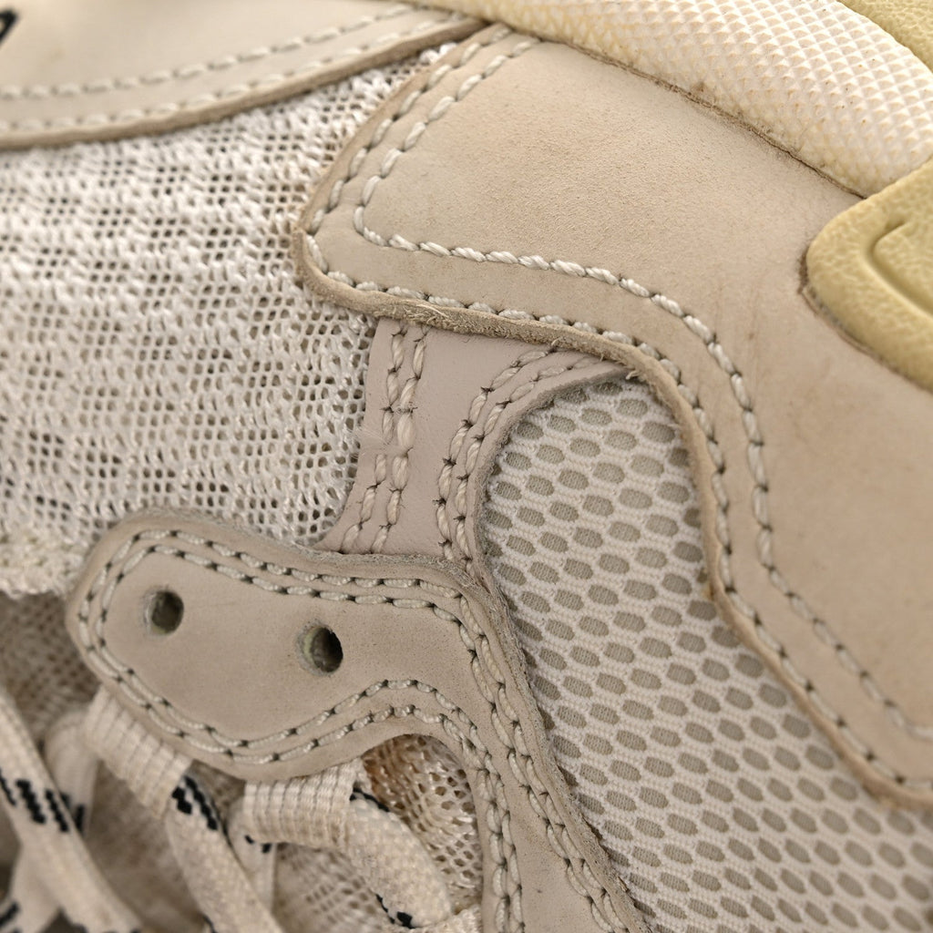 FABRIC MESH WOMENS TRIPLE S SNEAKERS WHITE