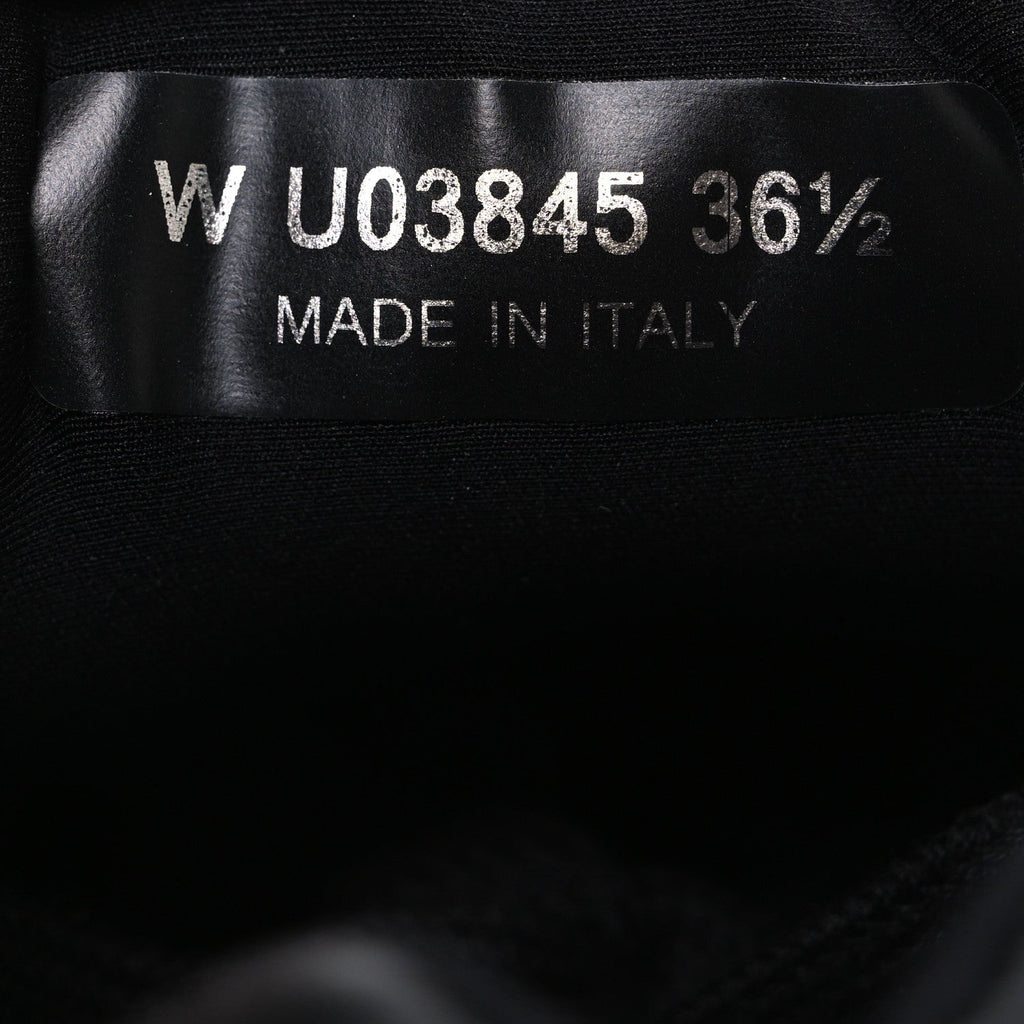 LAMBSKIN FABRIC CC SNEAKERS BLACK
