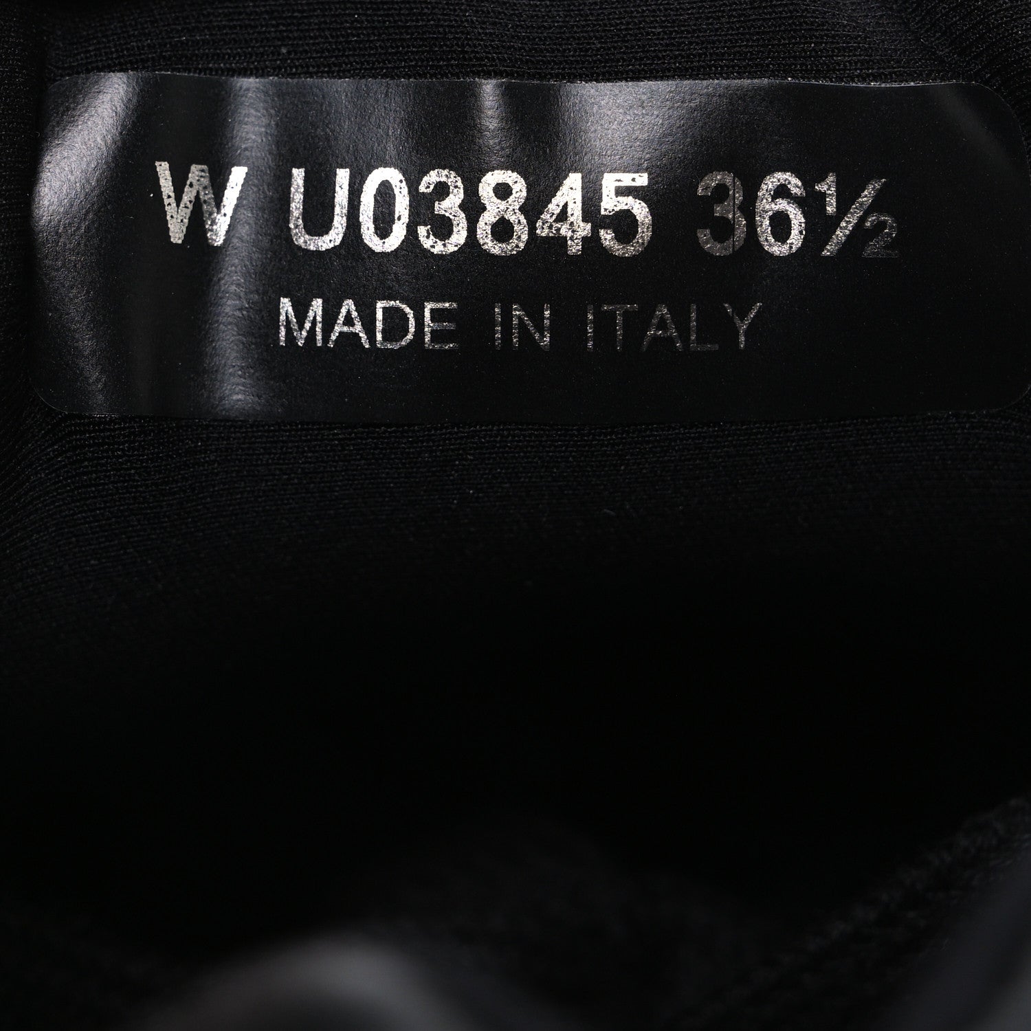 LAMBSKIN FABRIC CC SNEAKERS BLACK