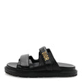 LAMBSKIN DIORACT 10MM SLIDE SANDALS BLACK