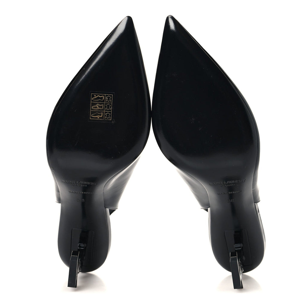 PATENT OPYUM 110 SLINGBACK PUMPS BLACK