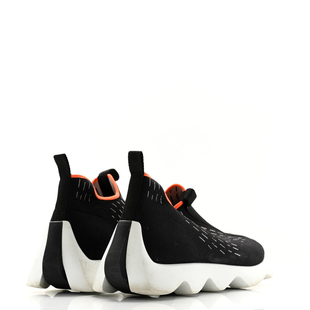 TECHNICAL CANVAS GOATSKIN MENS ECLAIR SNEAKERS BLACK