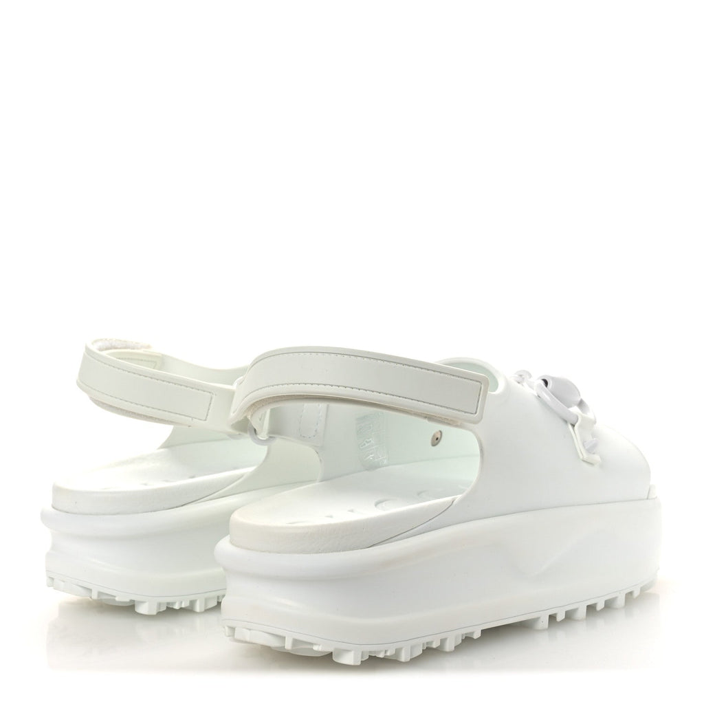 SOFT RUBBER HORSEBIT TOUCH WOMENS STRAPPED SANDALS GREAT WHITE