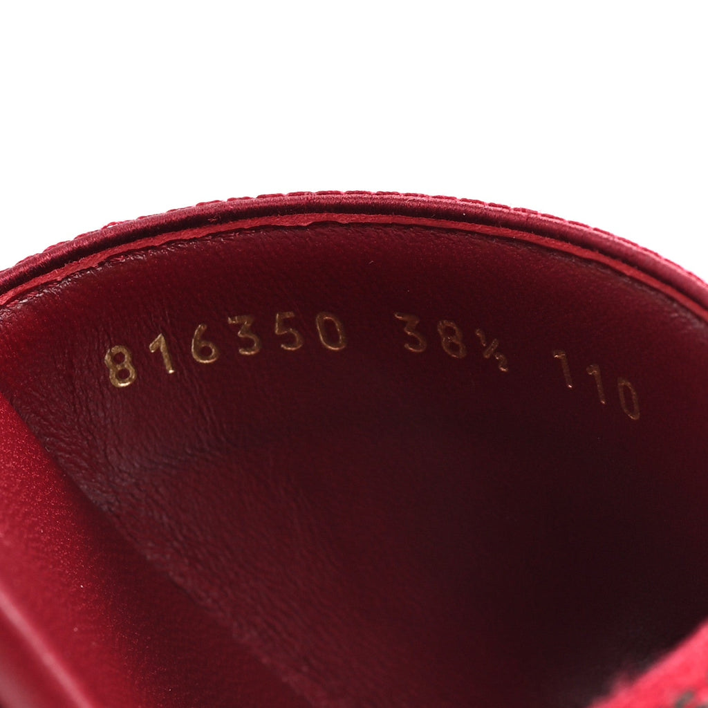 CANVAS WEB WOMENS SLIDE SANDALS RED BORDEAUX