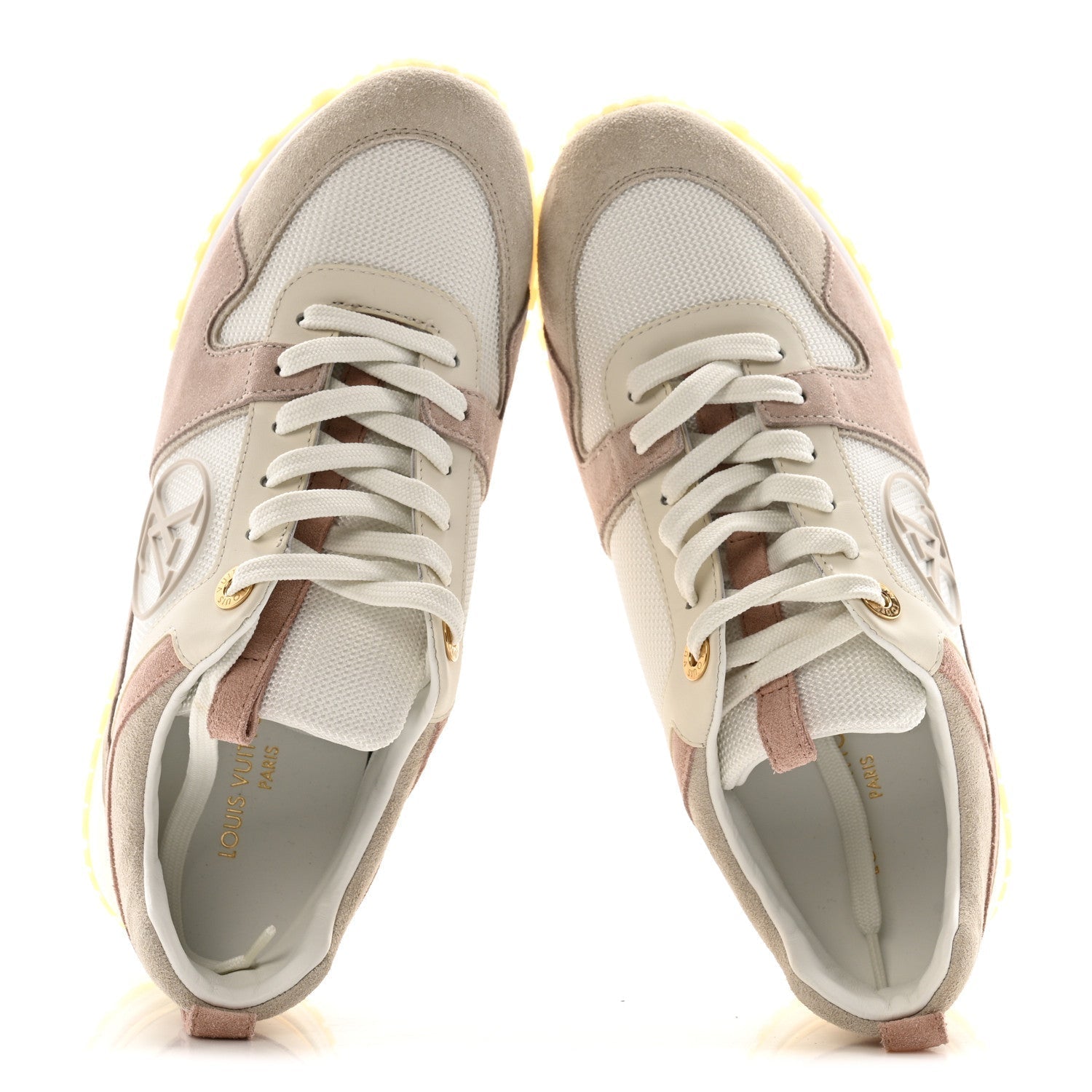 SUEDE MESH RUN AWAY SNEAKERS WHITE GREY