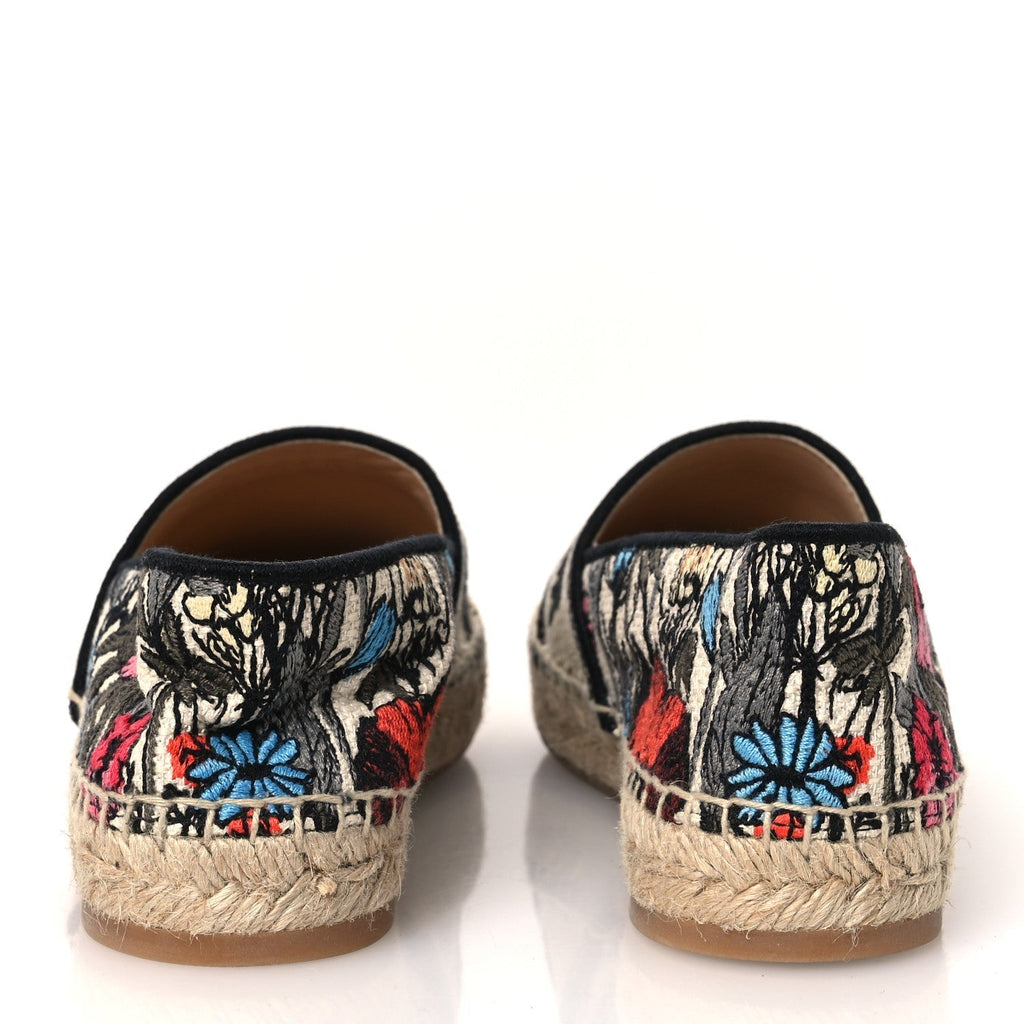 CANVAS MILLE FLEURS EMBROIDERED GRANVILLE ESPADRILLE MULTICOLOR