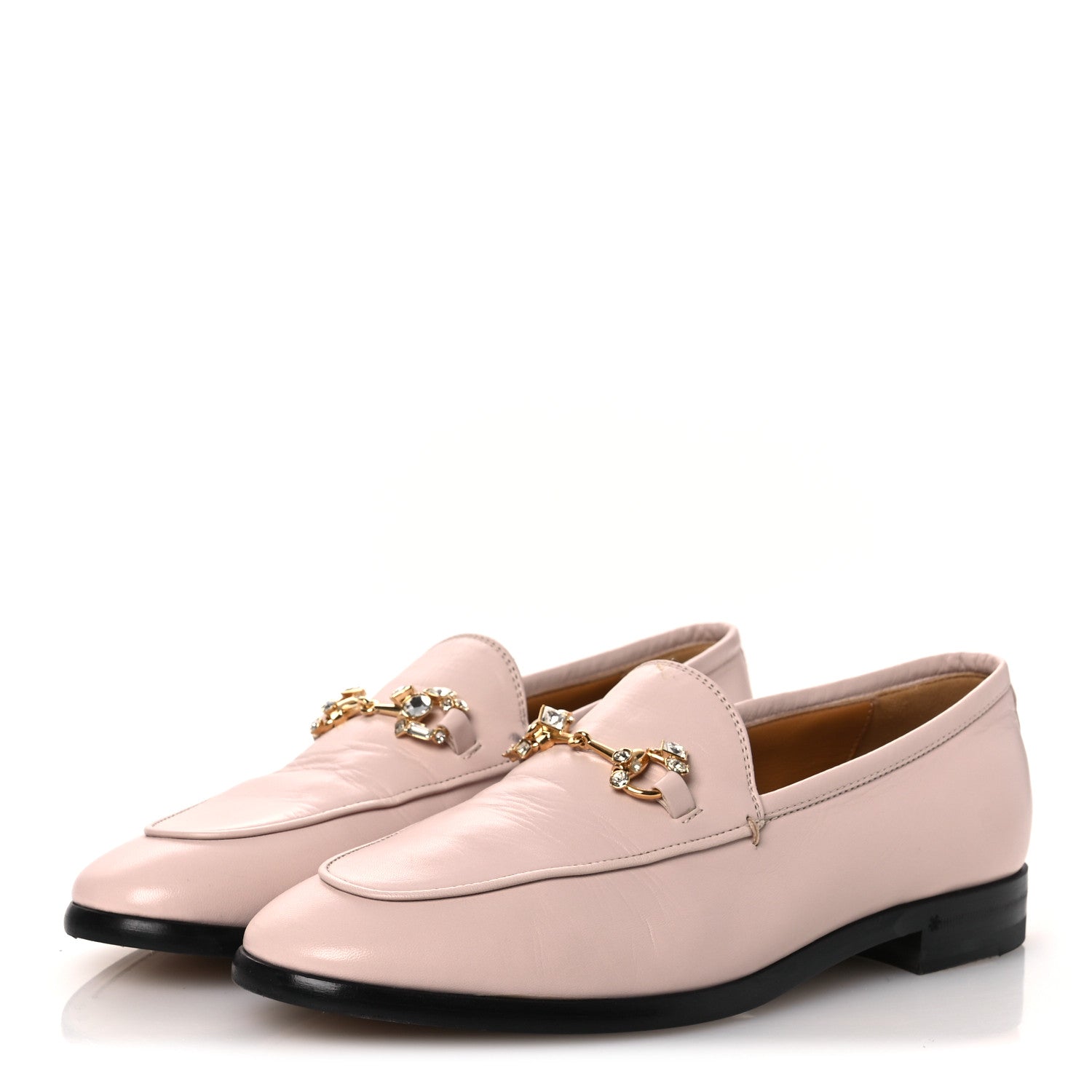 MALAGA KID CRYSTAL HORSEBIT WOMENS JORDAAN LOAFERS PINK HIBISCUS