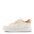 GRAINED CALFSKIN EMBOSSED MONOGRAM MENS BEVERLY HILLS SNEAKERS WHITE