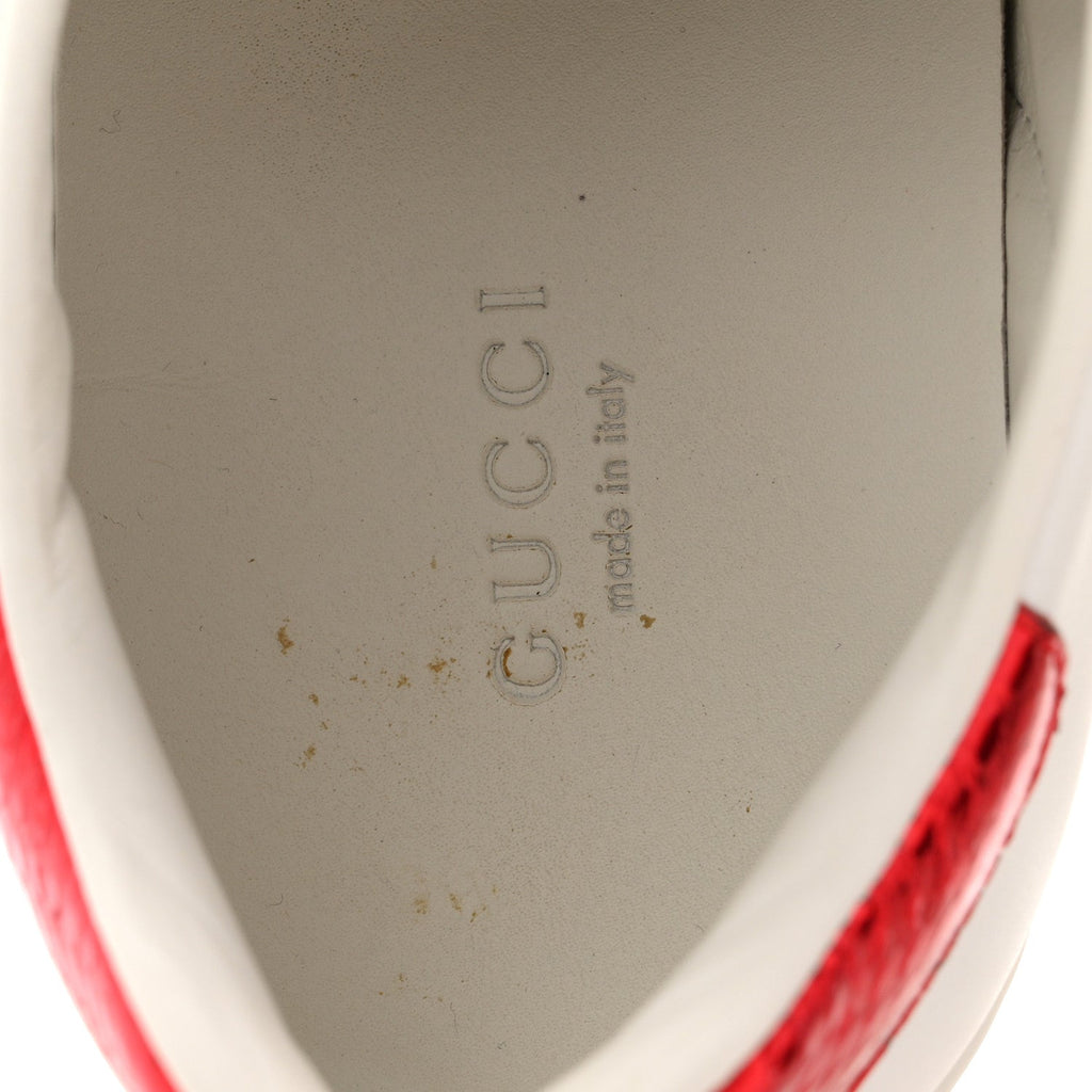 CALFSKIN AYERS WEB BLIND FOR LOVE EMBROIDERED WOMENS ACE SNEAKERS WHITE