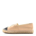 CHANEL ESPADRILLES LAMBSKIN BEIGE/BLACK