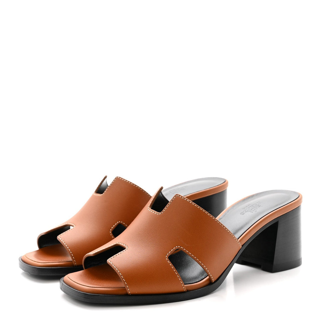 CALFSKIN HELIA 60 SANDALS GOLD