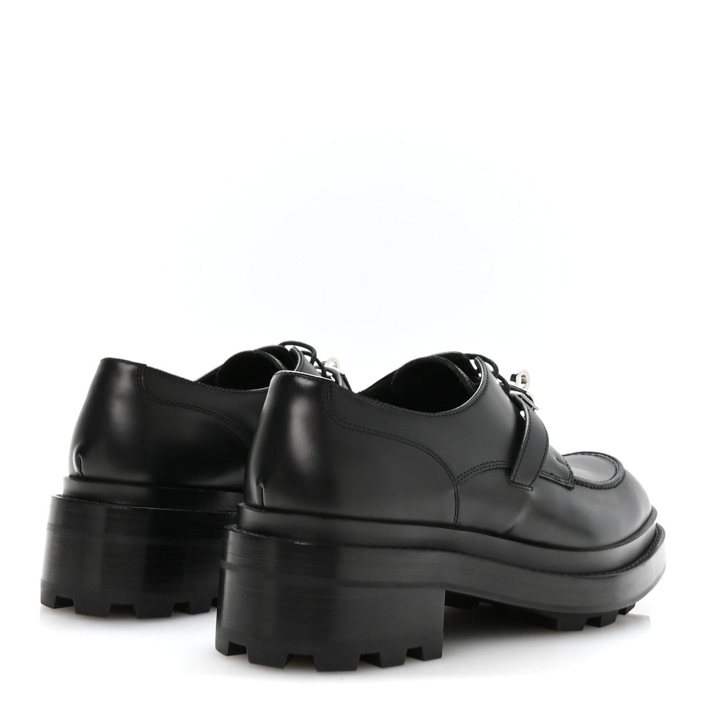 GLOSSED CALFSKIN FIRST OXFORD BLACK