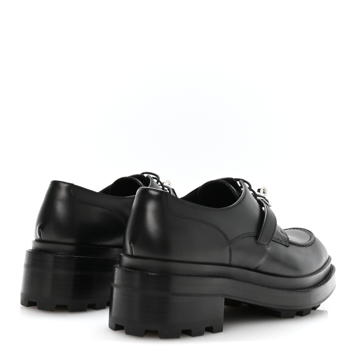 GLOSSED CALFSKIN FIRST OXFORD BLACK