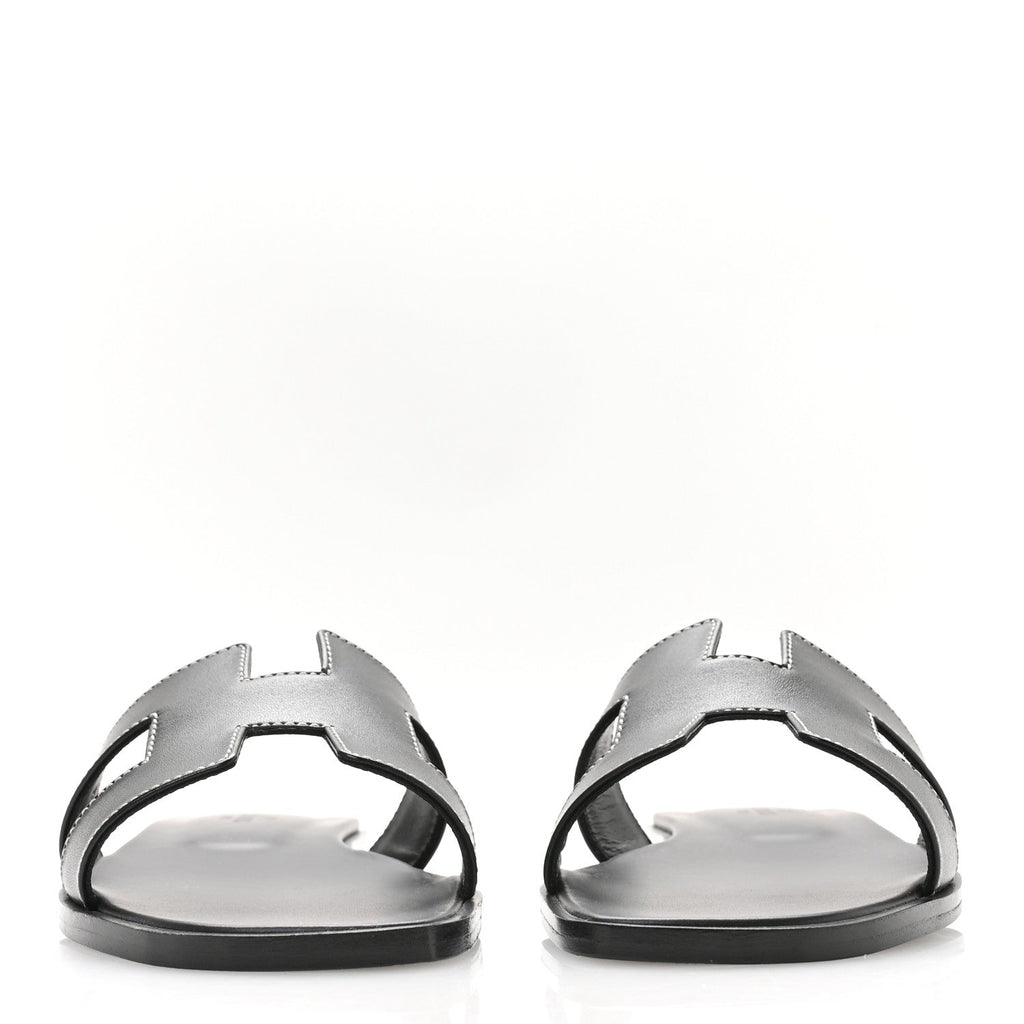 BOX CALFSKIN ORAN SANDALS BLACK