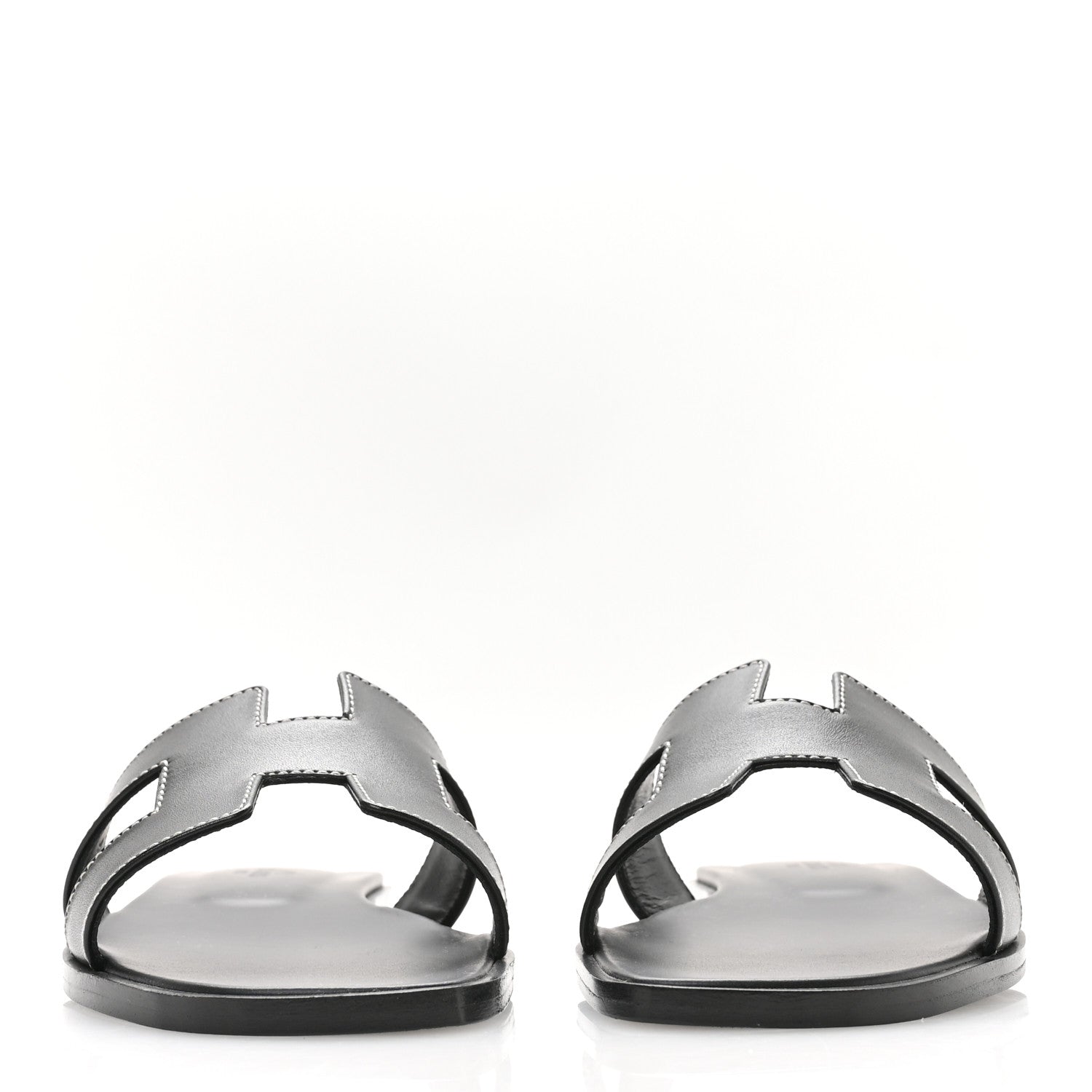 BOX CALFSKIN ORAN SANDALS BLACK