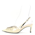 PATENT REGENTS SLINGBACK PUMPS NEW IVOIRE