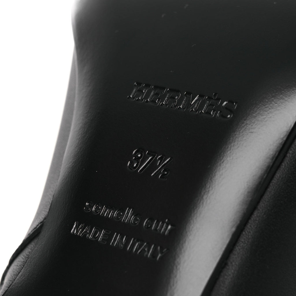 CALFSKIN HOMMAGE ANKLE BOOTS BLACK