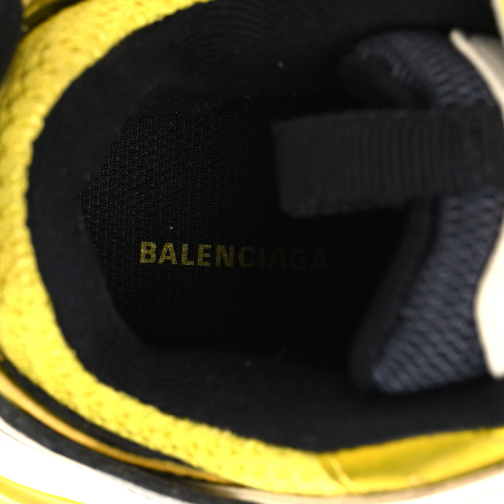 MESH NYLON MENS TRACK SNEAKERS YELLOW BLACK WHITE