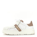 CALFSKIN BI-COLOR DIOR-ID PLATFORM SNEAKERS WHITE NUDE