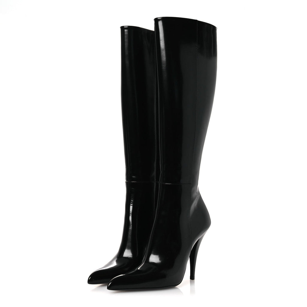 VITELLO MARILYN RAVEN 110 BUBA KNEE HIGH BOOTS BLACK