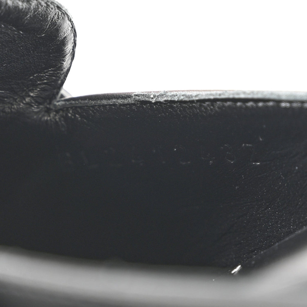 LIZARD CALFSKIN OZ MULES OMBRE BLACK