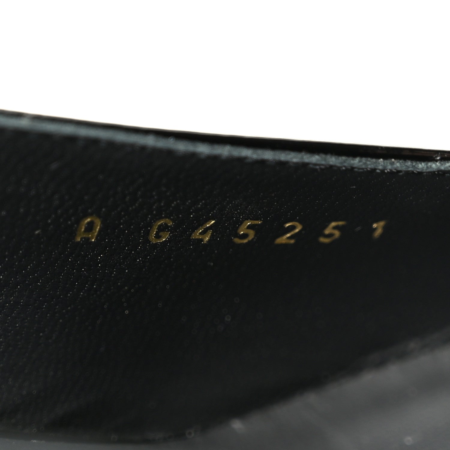 PATENT CALFSKIN CAP TOE CC SLINGBACK PUMPS BLACK