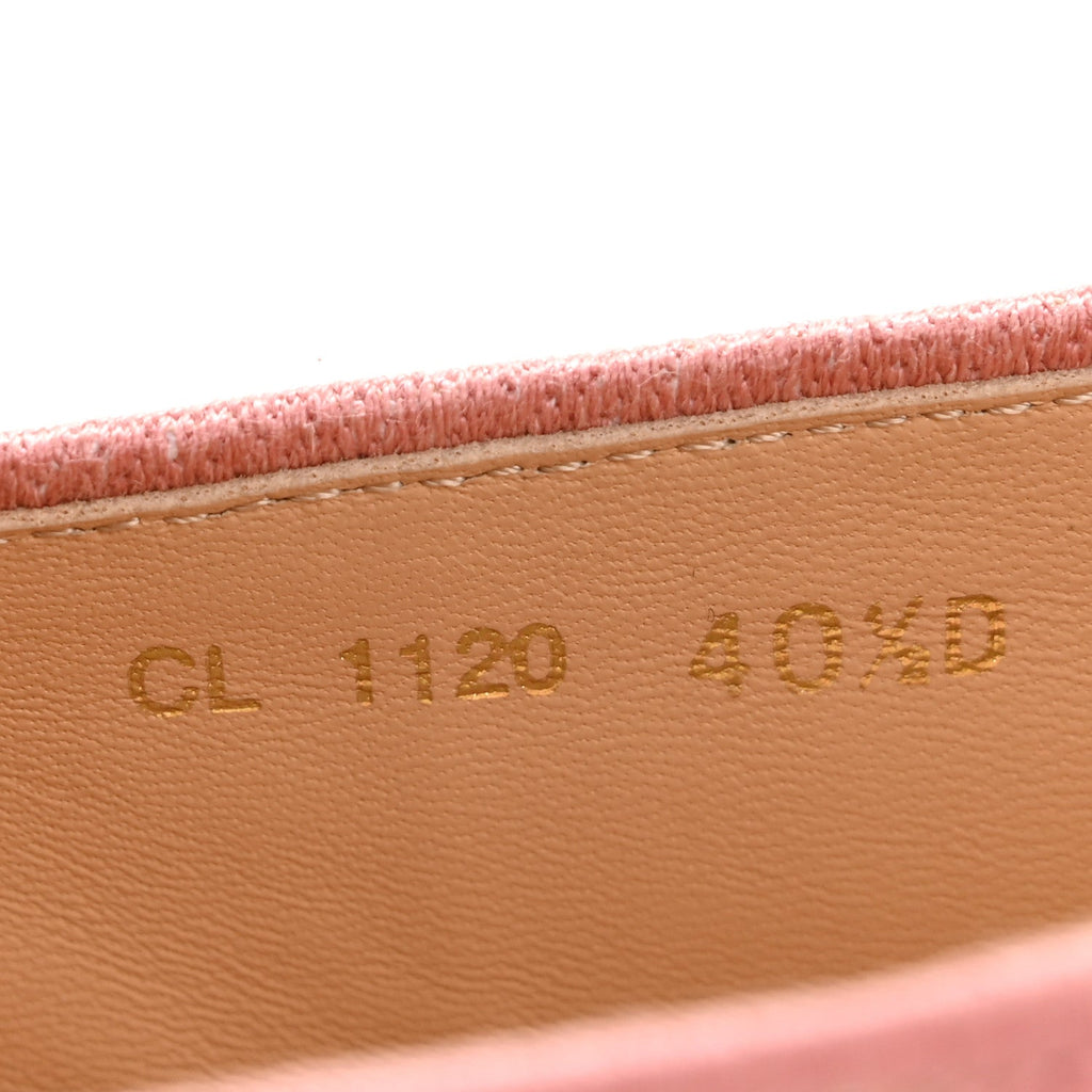 COTTON D-STRIPES EMBROIDERED GRANVILLE 15MM ESPADRILLES DEEP NUDE