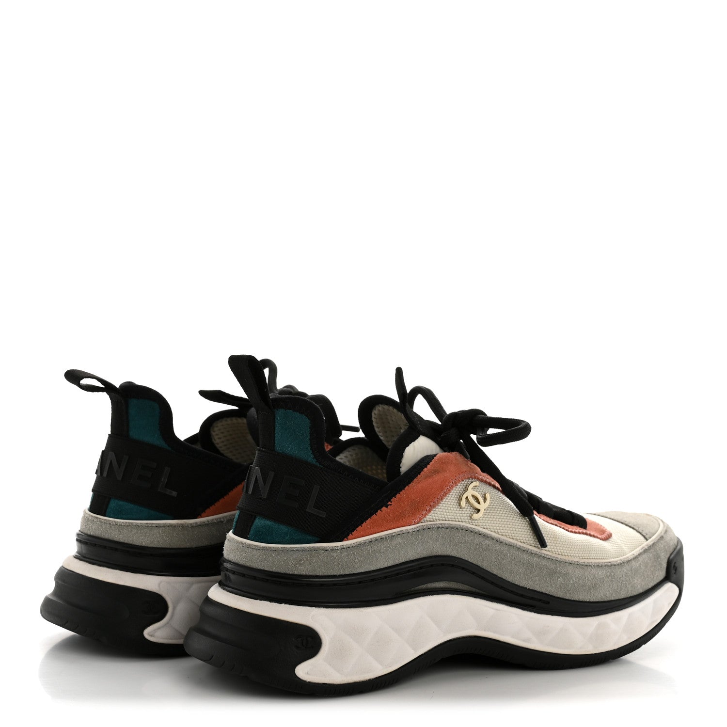 FABRIC SUEDE CC SNEAKERS WHITE LIGHT GREY PINK