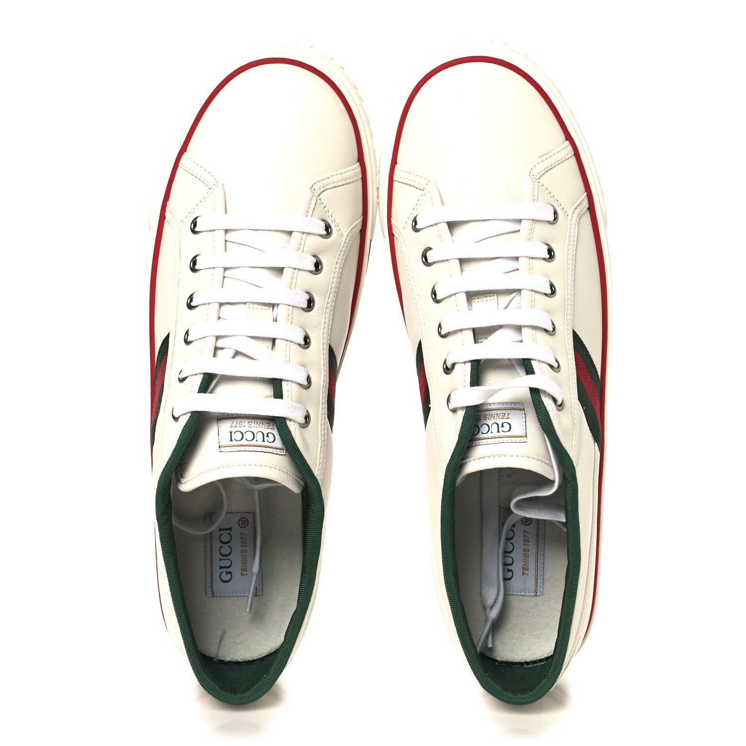 JACQUARD MINI GG MONOGRAM WEB MENS 1977 TENNIS SNEAKERS WHITE
