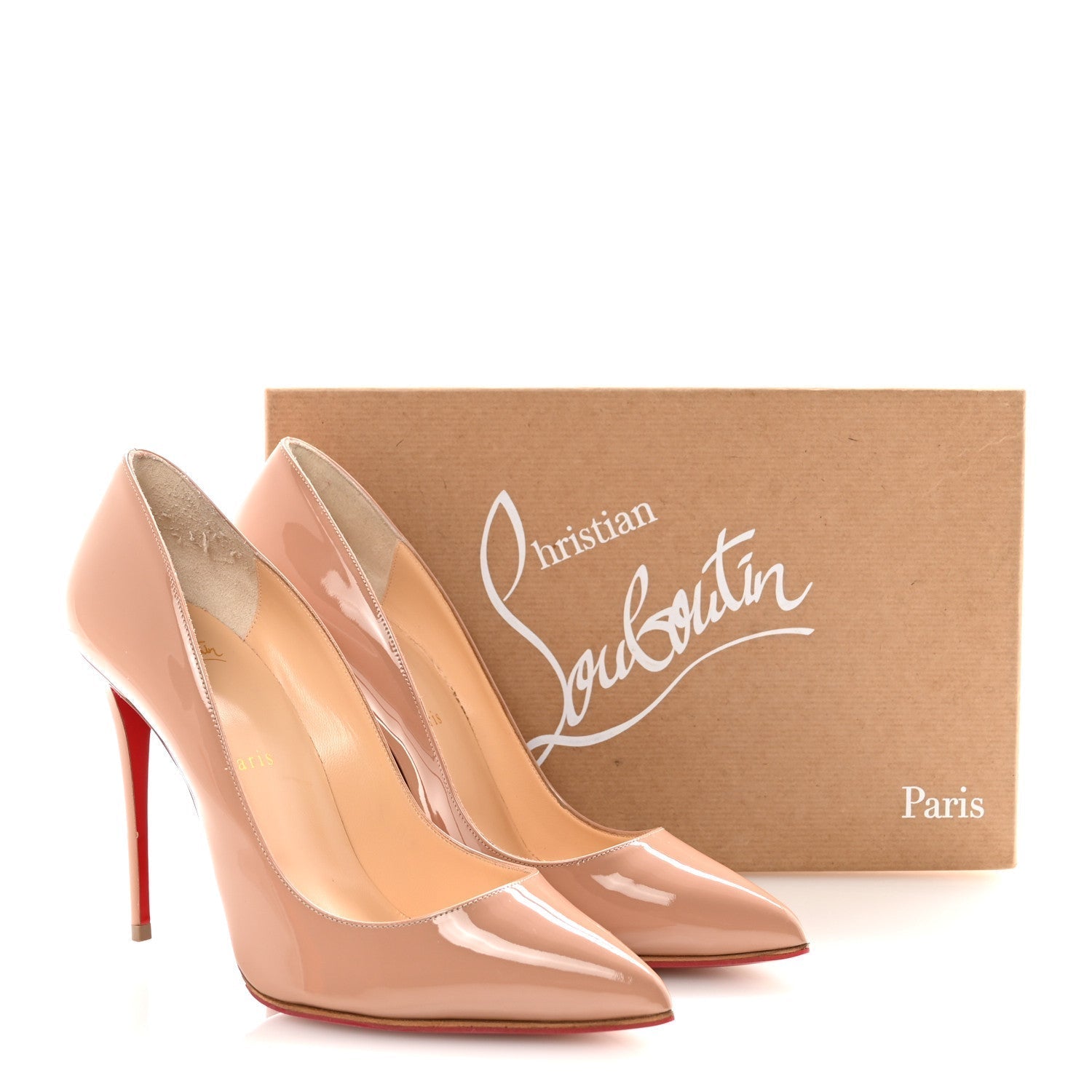 PATENT PIGALLE FOLLIES 100 PUMPS NUDE